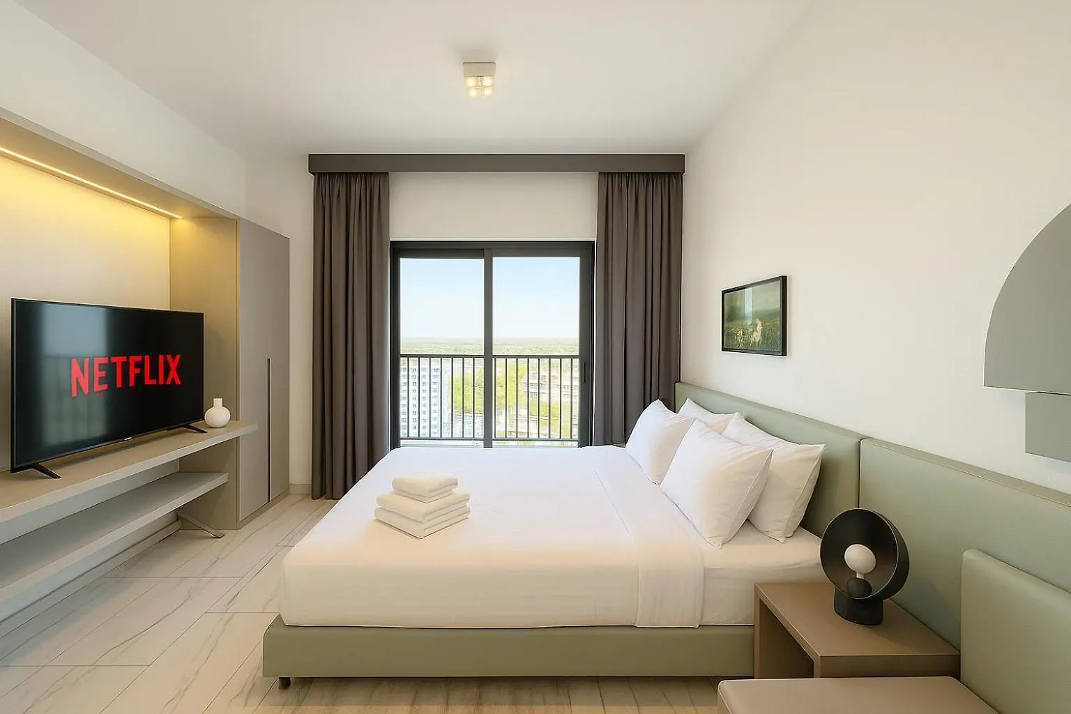 Stylish Studio In Meydan 10Mins Away Burj Khalifa location
